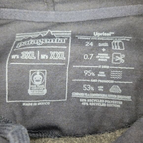 Patagonia P-6 Logo Uprisal Hoody New Navy Hoodie Mens 2XL Womens 3XL NWT $89 - Picture 5 of 9